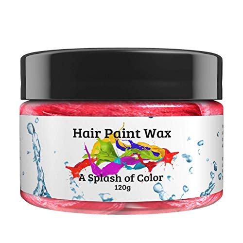 Vibrant Red Hair Paint Wax - Temporary Hair Color for Bold Styles | Perfect for Parties, Halloween & Cosplay