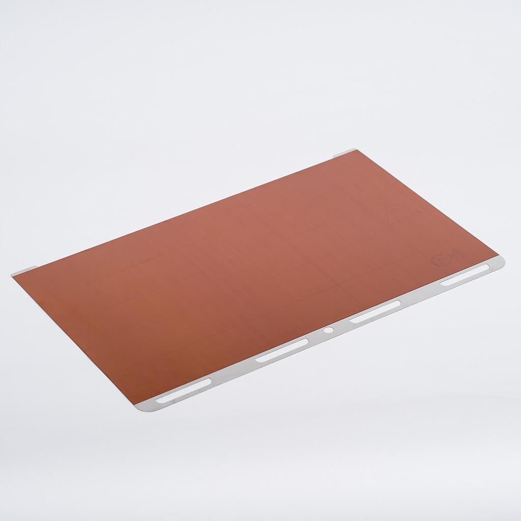 Craftbot Flow IDEX & IDEX XL 3D Printer Spring Steel Plate with Kapton Coating - Perfect for Multi-Color Printing and Large-Scale Projects