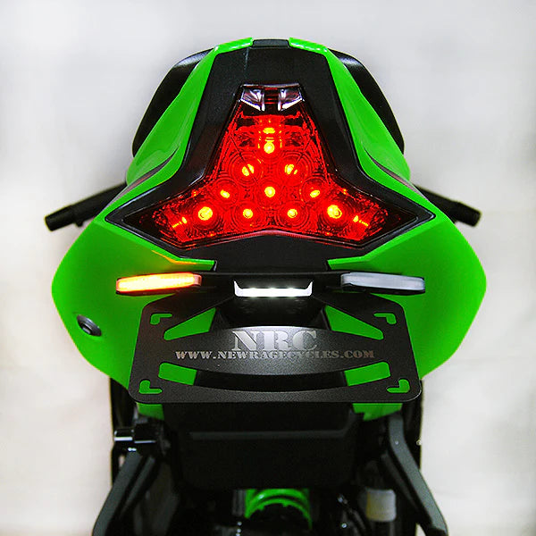 Kawasaki ZX-4R Fender Eliminator Kit for 2023-2024 Models - Rear Tail Cleanup Bracket - Easy Installation for Motorcycle Customization & Improved Aesthetics