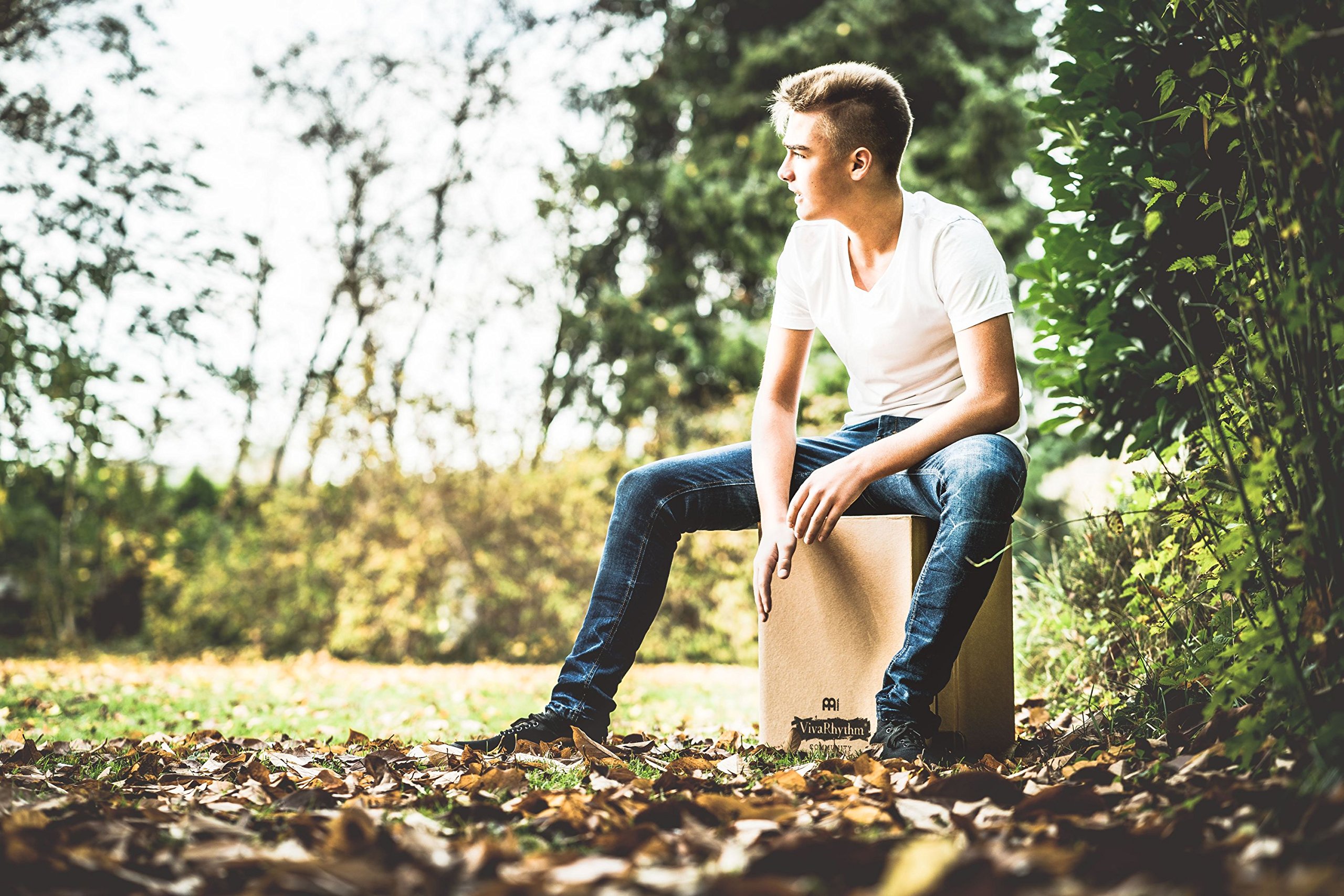 Foldable Pop-Up Cardboard Cajon-2-Go with Internal Snares - Portable Travel Cajon Drum for Beginners & Professionals - Perfect for Camping, Beach, Travel & Live Performances