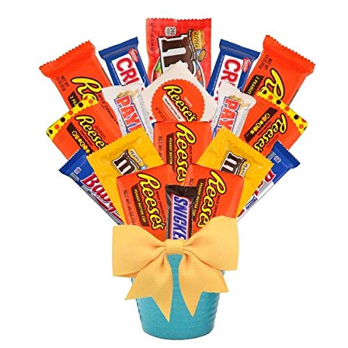 Candy Bar Bouquet Gift with Nuts - Perfect for Parties & Gifts