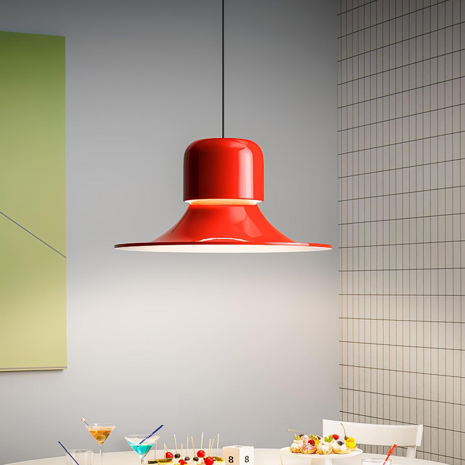 Modern Campana Pendant Light - Stylish Hanging Lamp for Kitchen Island, Dining Room & Living Room Decor - Perfect for Home and Office Lighting