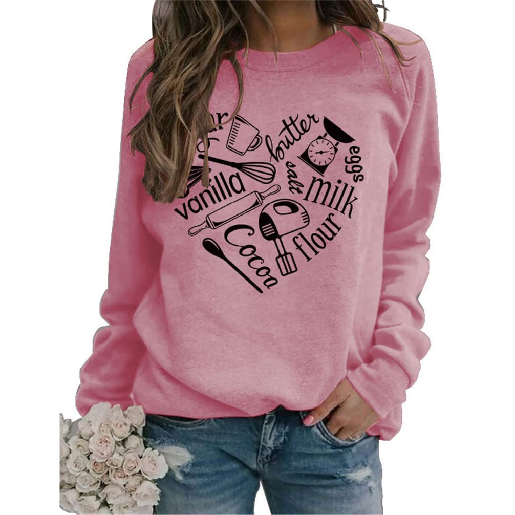 Funny Graphic Sweatshirt for Women - Long Sleeve Crewneck Pullover, Lightweight Winter & Fall Fashion Top - Perfect for Casual Wear, Office, and Weekend Outings