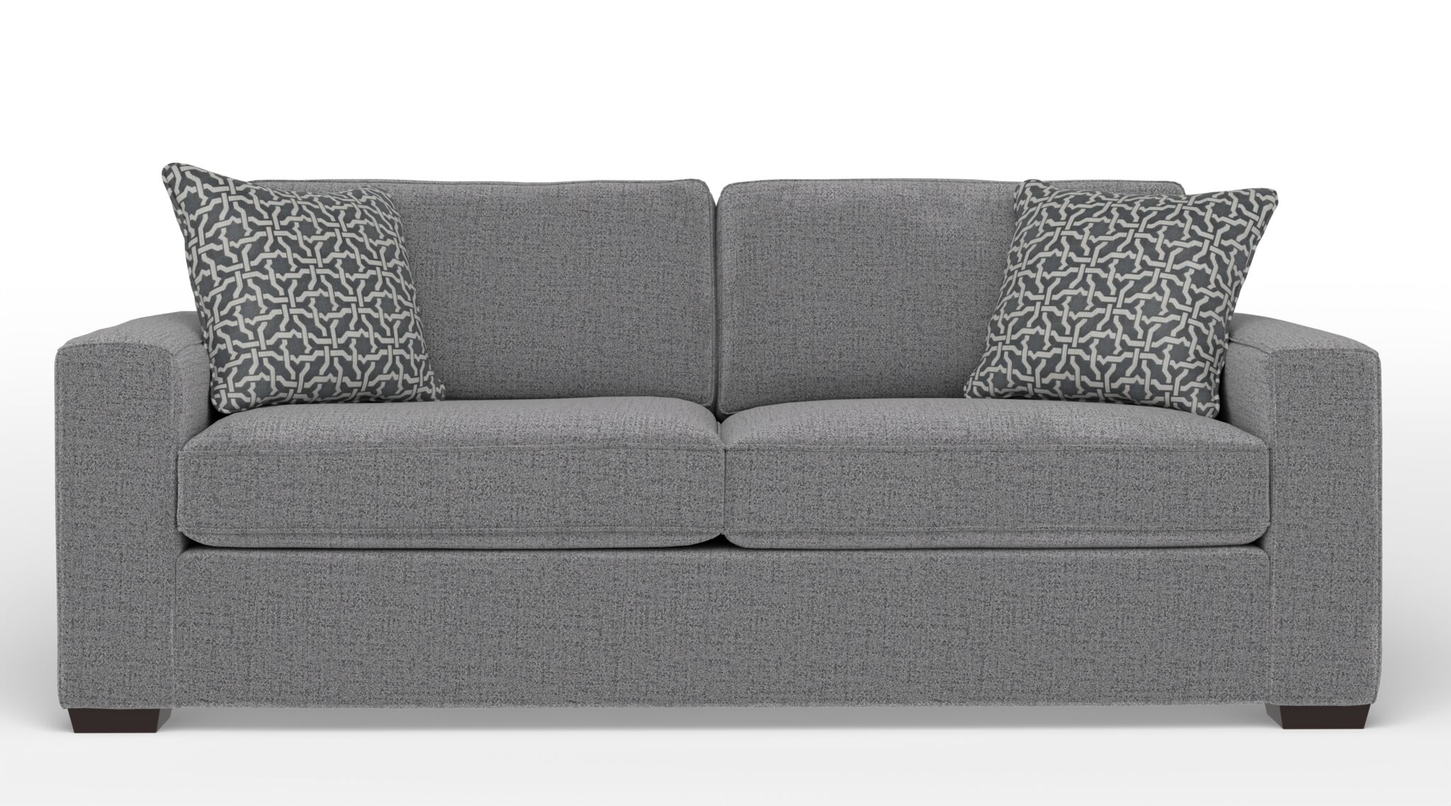Celeste Queen Sofa Bed with Innerspring Mattress - Sutton Charcoal | Convertible Sleeper Sofa for Small Spaces | Perfect for Guest Rooms, Apartments & Home Offices