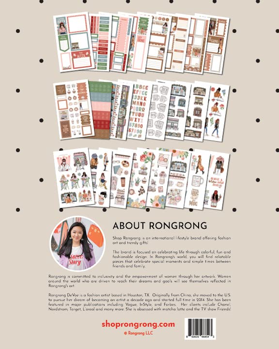 Premium Hand Drawn Coffee Planner Stickers - 24 Sheets for Planners, Journals, Calendars & Scrapbooking - Perfect Gift for Coffee Lovers - Use for Bullet Journals, DIY Projects & Office Organization