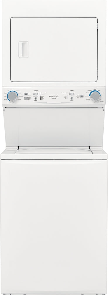Frigidaire FLCE752CAW White Electric Laundry Center - Compact Washer & Dryer Combo for Small Spaces, Apartments & RVs - Energy Efficient Laundry Solution