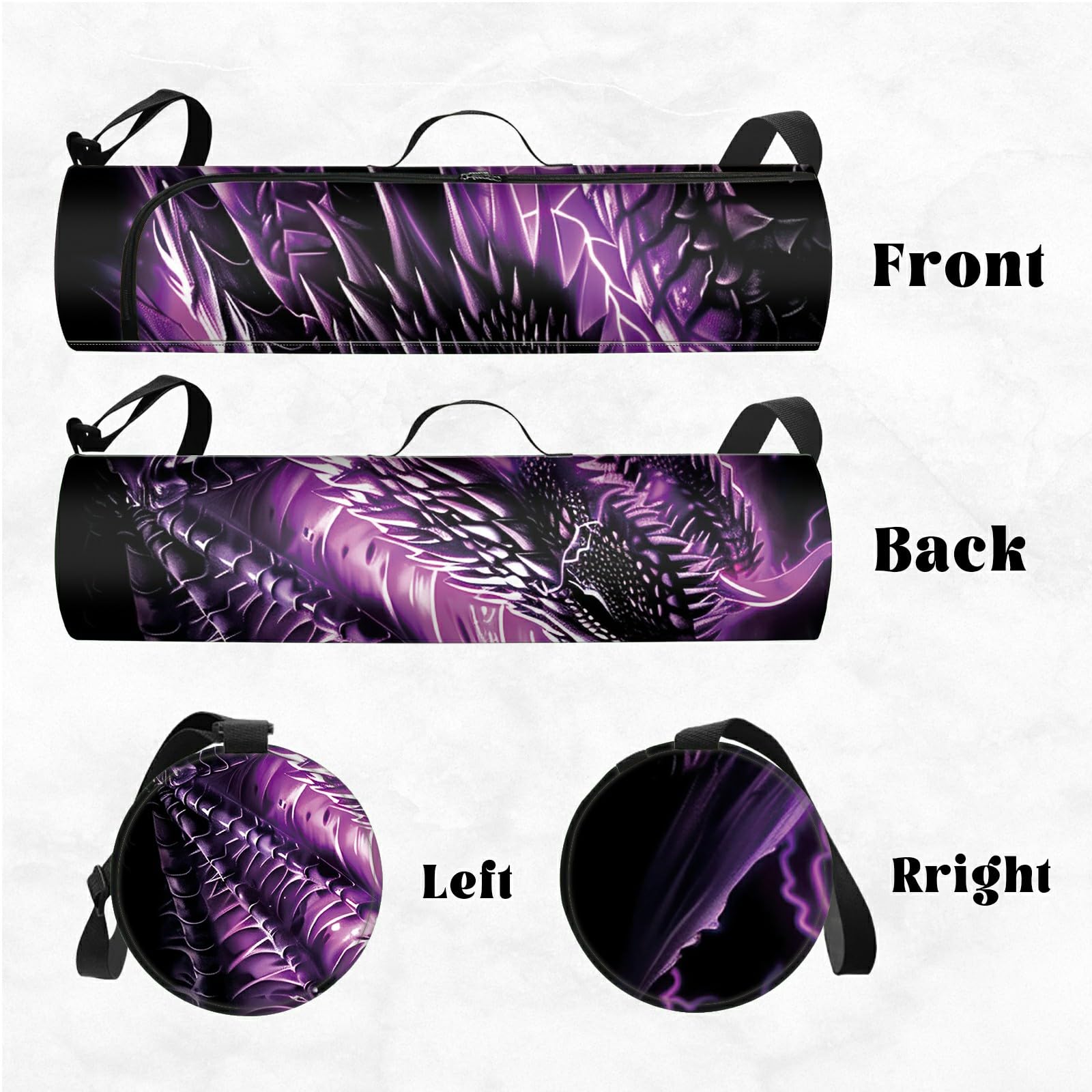 Premium Yoga Mat Bag for Thick Mats - Waterproof & Durable Yoga Accessories Carrier - Perfect for Gym, Travel & Hot Yoga Classes