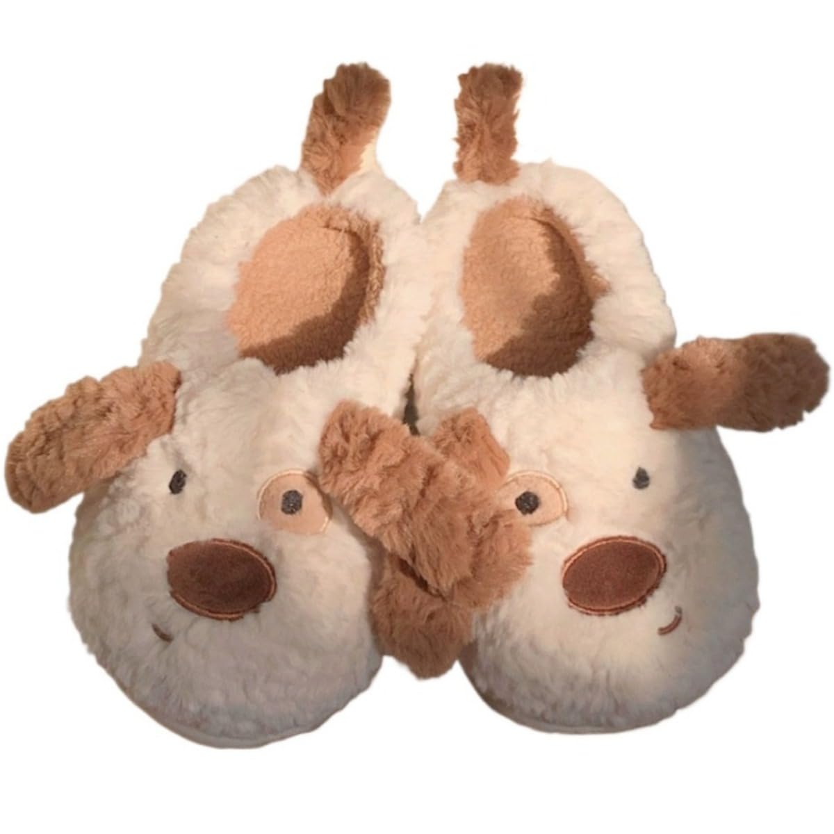 Cozy Long Ear Dog Slippers - Plush Puppy Animal House Shoes for Women & Men | Winter Warm Fuzzy Slippers for Indoor Comfort & Cute Home Wear