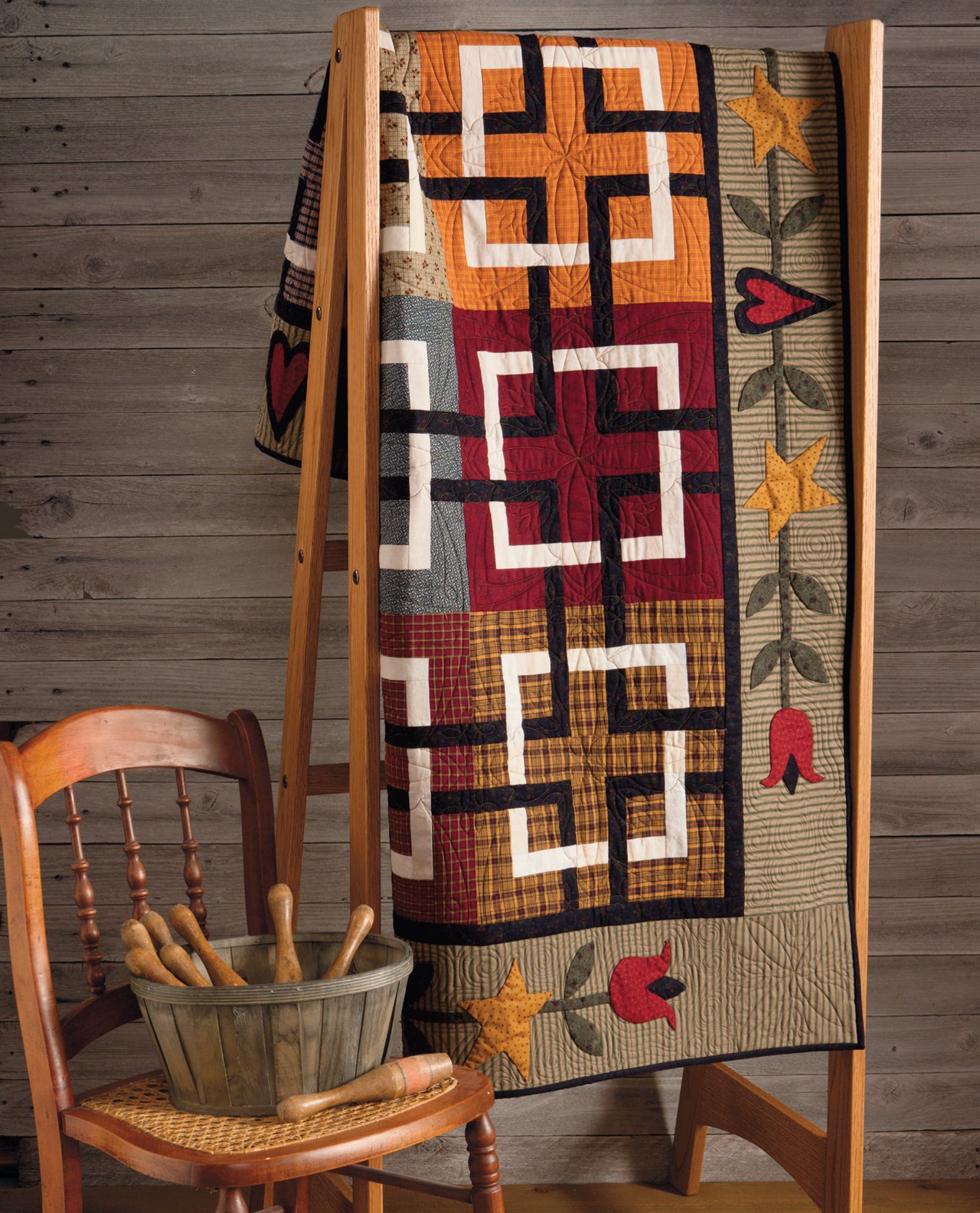 13 Beautiful Patchwork Quilt Patterns for Country Home Decor - Cozy Bedroom & Living Room Designs