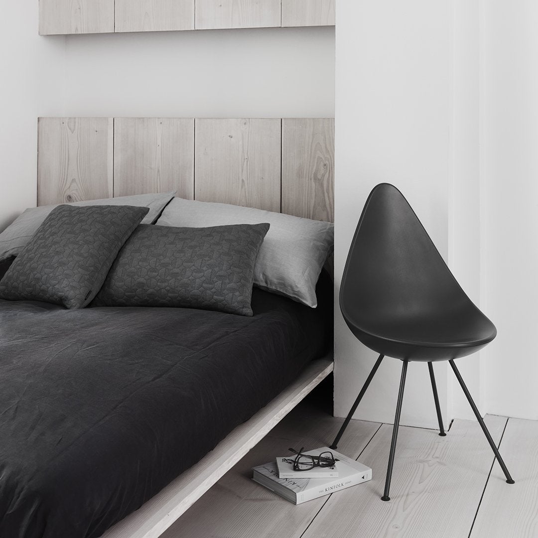 Drop Chair Plastic - Modern Lightweight Indoor/Outdoor Stackable Chair for Home, Office, and Patio Use