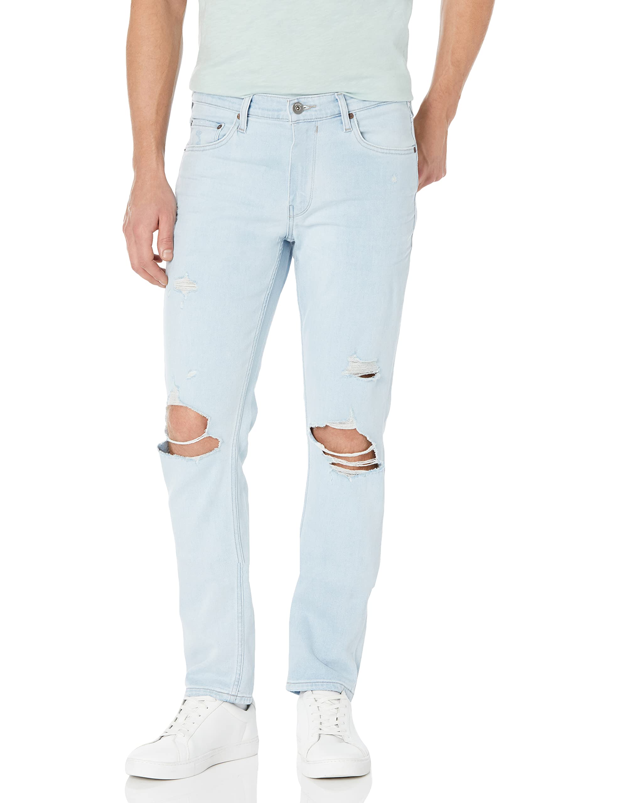 PAIGE Men's Lennox Julius Jeans - Slim Fit Stretch Denim Pants for Casual & Business Wear | Comfortable & Stylish for Everyday Use, Office, and Night Out