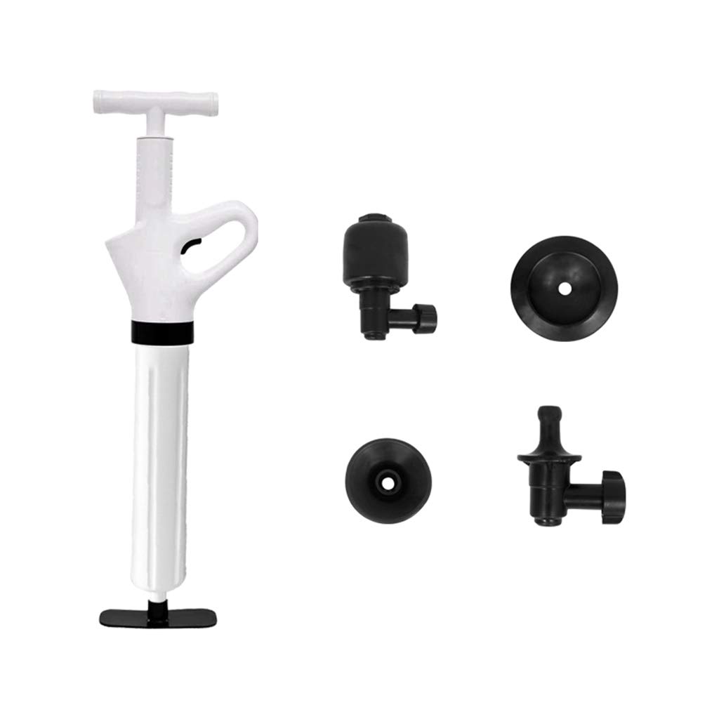Baoblaze High Pressure Toilet Plunger & Drain Blaster - Powerful Air Pressure Pump Cleaner for Clogged Toilets, Bathtubs, Sinks & Floor Drains - Quick Unclogging Solution for Home & Commercial Use