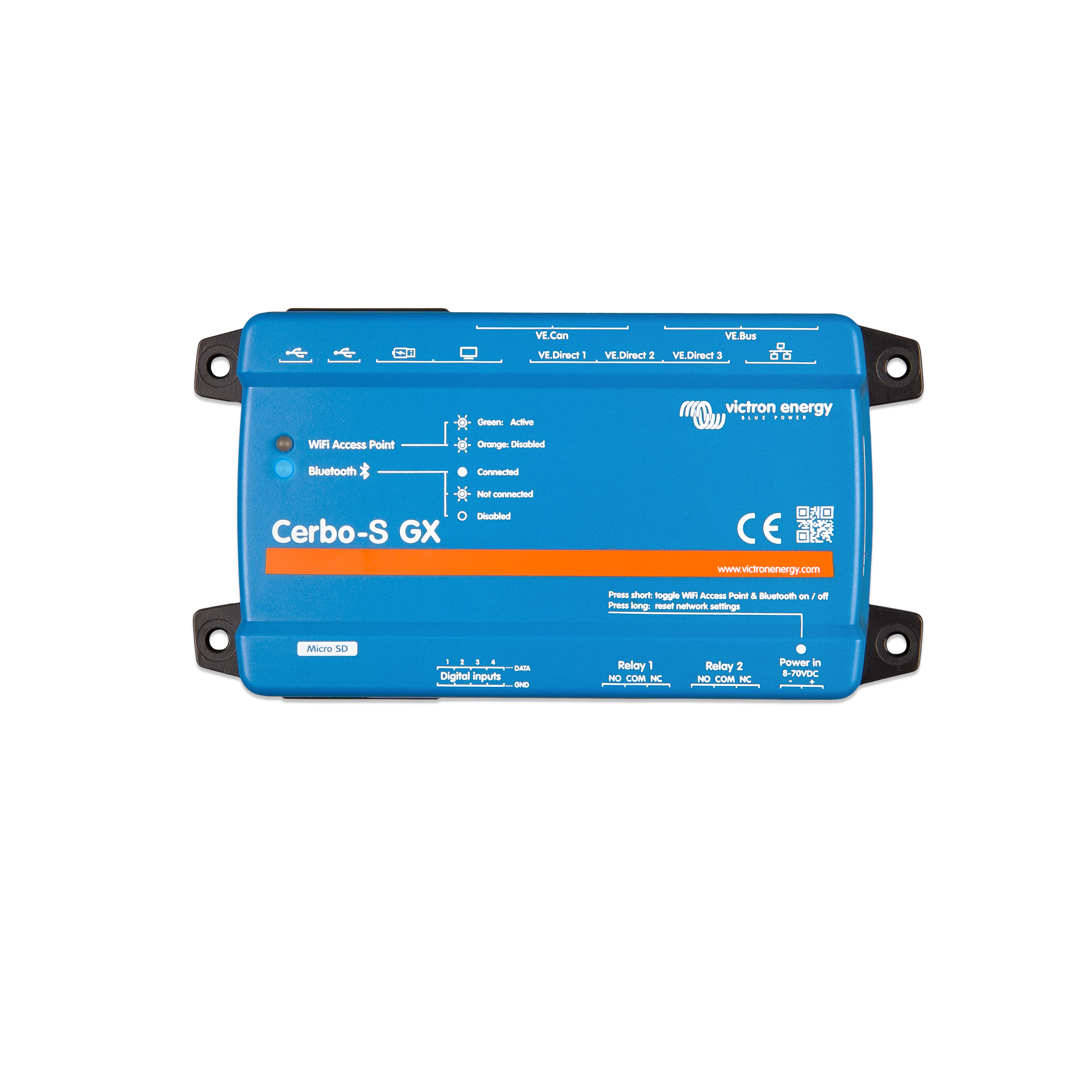 Victron Energy Cerbo GX Monitoring System - Advanced Boat & RV Power Management | Real-Time Energy Monitoring for Solar, Battery & Inverter Systems | BPP900450120