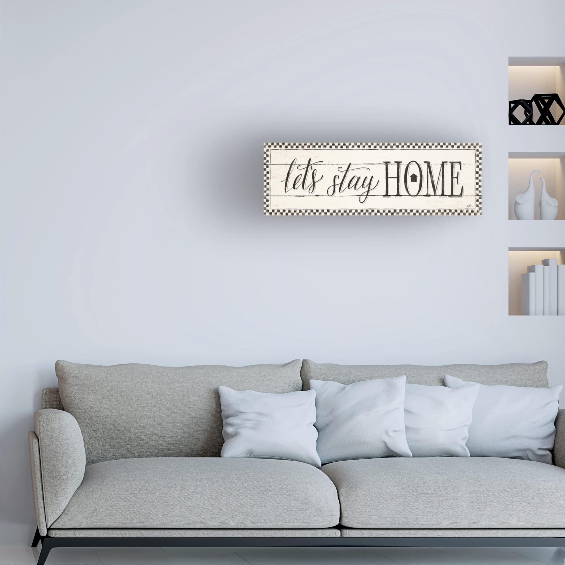 Trademark Fine Art 'Country Thoughts II' Canvas Art by Janelle Penner - Rustic Farmhouse Wall Decor for Living Room, Bedroom & Office