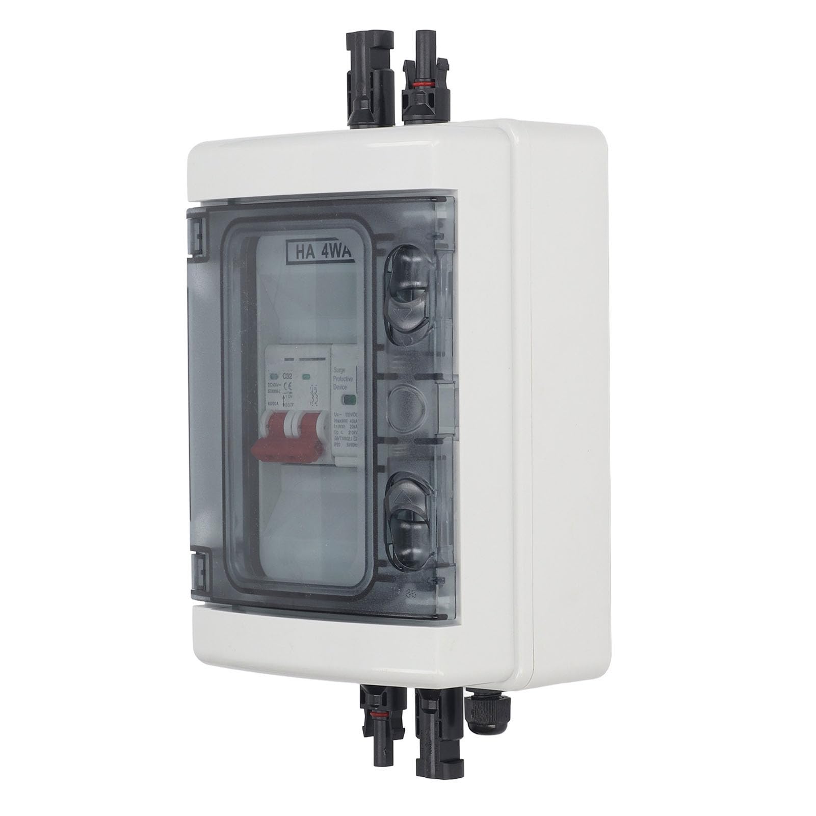 Waterproof Solar Photovoltaic Combiner Box with Circuit Breaker & Protector - 2 Installation Options for Solar Panel Systems | Ideal for Residential & Commercial Solar Energy Projects
