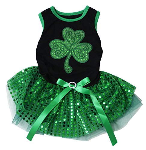 Black/Green Sequins