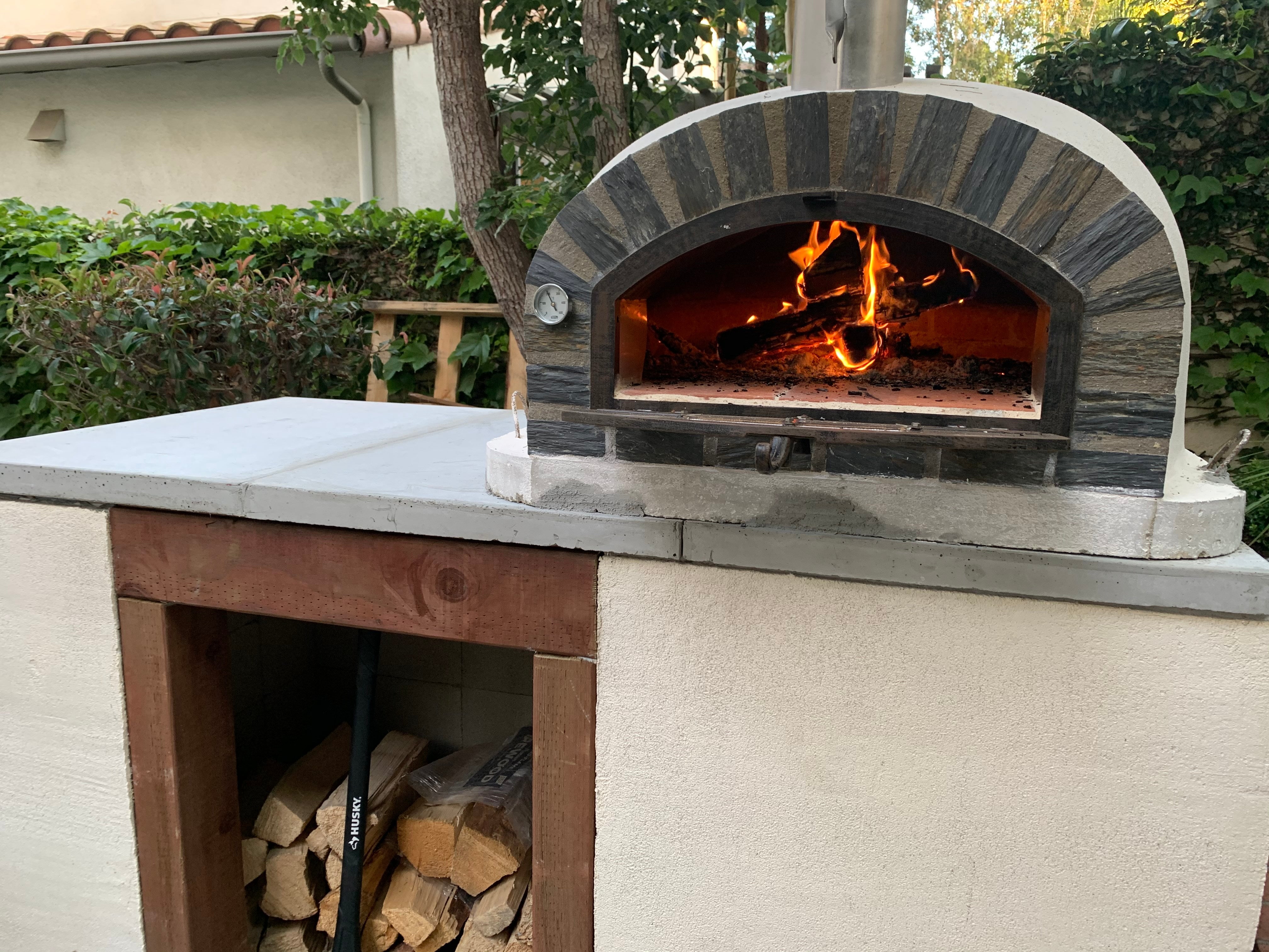Premium PIZZAIOLI Pizza Oven Stone Arch - Hybrid Outdoor Pizza Oven for Backyard, Patio & Restaurant Use - Perfect for Wood Fired & Gas Cooking