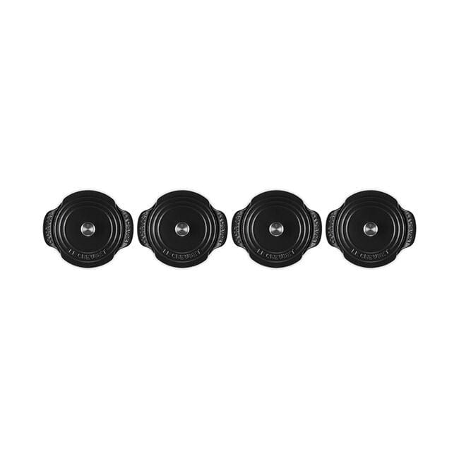 Le Creuset Gourmand Collection Braiser with Lid - Licorice Black - 4-Piece Set | Perfect for Slow Cooking, Roasting & Serving Dishes