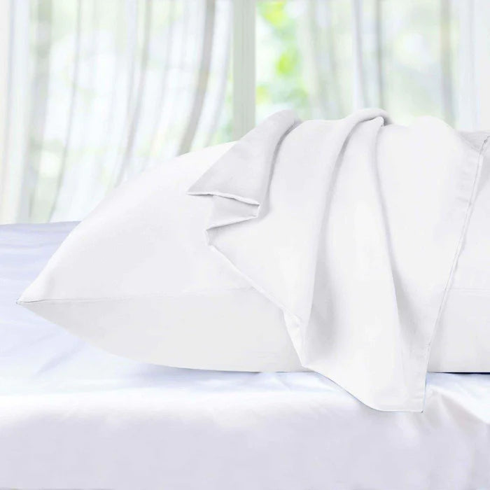 300 Thread Count Modal Beechwood Pillowcase Set - 2 Piece Soft & Breathable Bedding for a Comfortable Night's Sleep - Perfect for Home, Hotel, and Travel Use