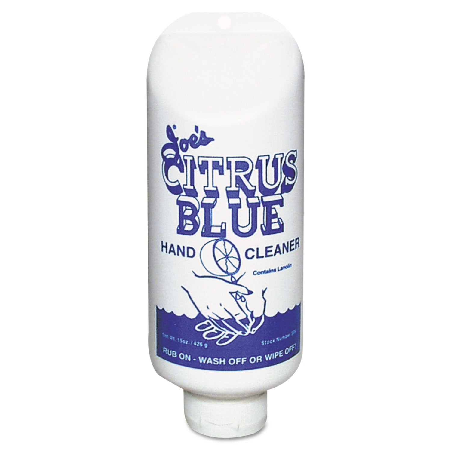 Natural Citrus Scent Hand Cleaner - 15 Oz (Pack of 12) | Refreshing & Effective Hand Wash for Mechanics, Gardeners & Outdoor Enthusiasts | Industrial Strength Degreaser