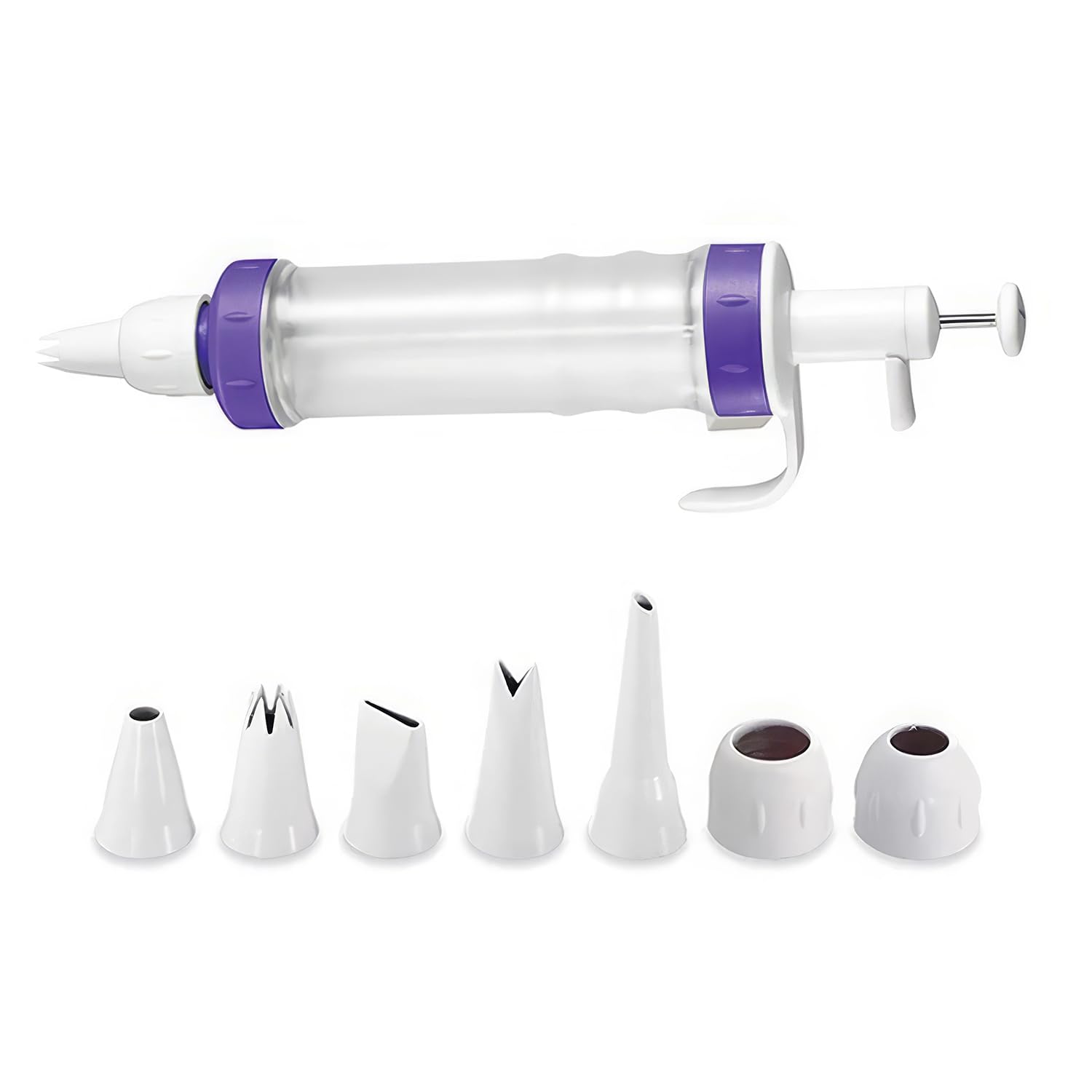 FIBOUND Cookie Press Machine - Multifunctional Cookie & Cream Decorating Gun for Baking Desserts, Cupcakes, Donuts, Cookies & Pastries - Perfect for Home Baking, Party Treats & Holiday Dessert Making