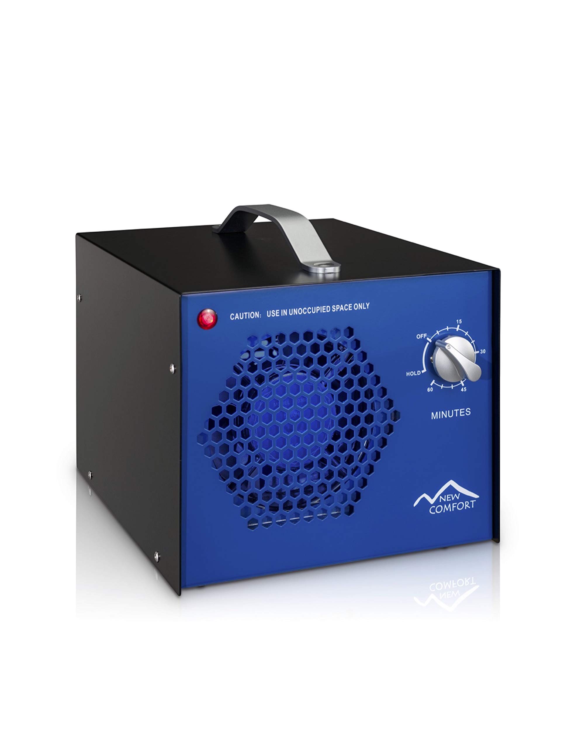 Blue Commercial Air Purifier with UV Light & Ozone Generator - Eliminate Odors & Purify Air in Offices, Restaurants, and Large Spaces