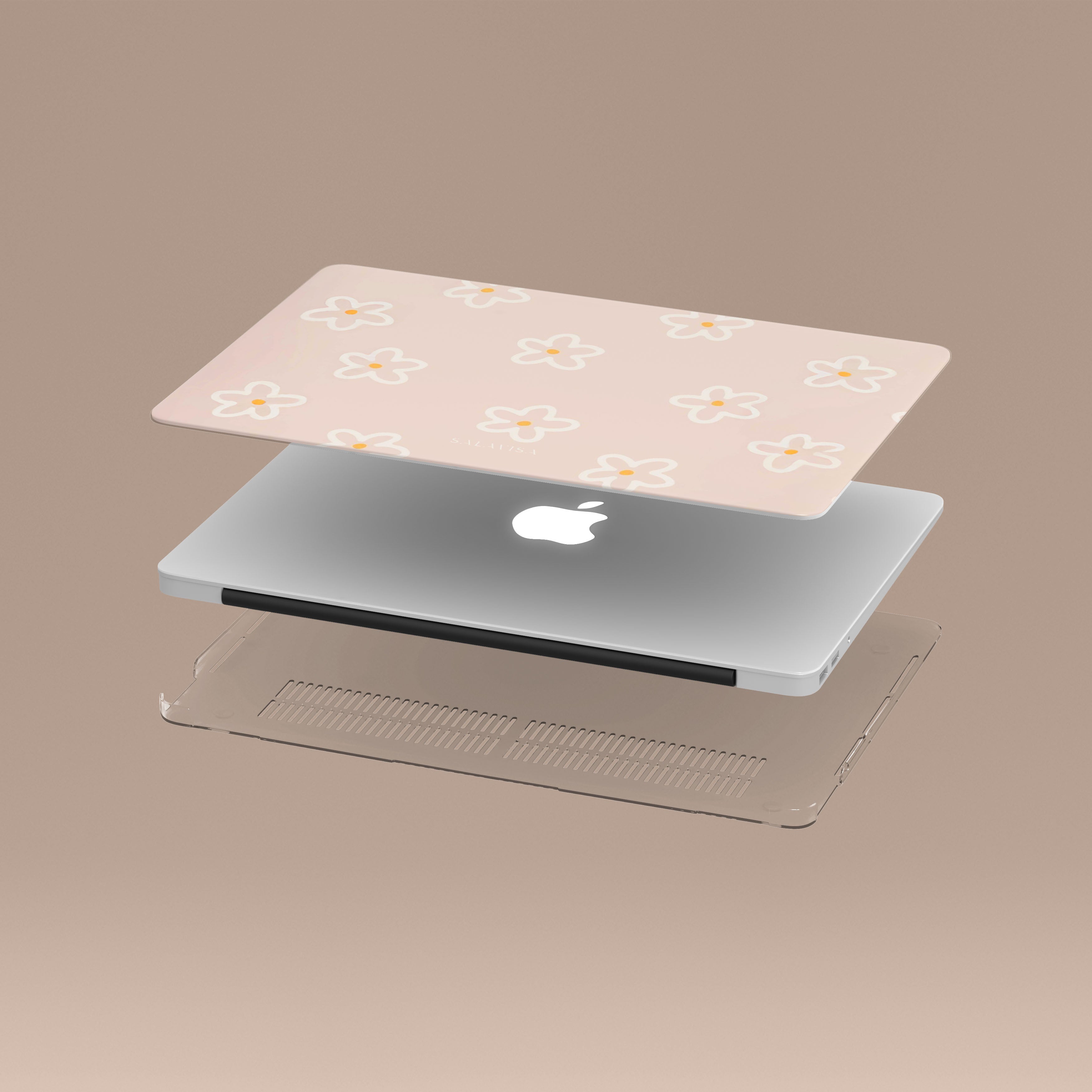 Floral Charm MacBook Case - Stylish Protective Cover for MacBook Air & Pro - Perfect for Work, School & Travel