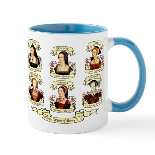White/Blue Inside - Fates Of Henry VIII Wives Mug