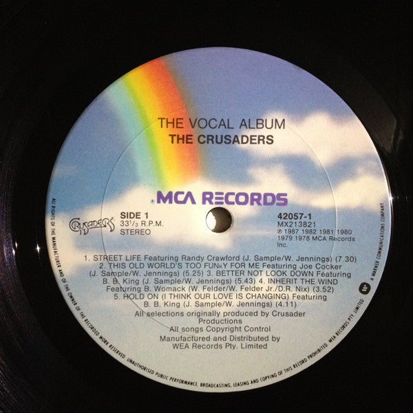The Crusaders - The Vocal Album (LP, Vinyl Record, Compilation) - VG+ Condition | Jazz, Soul & Funk Music | Perfect for Collectors & Audiophiles