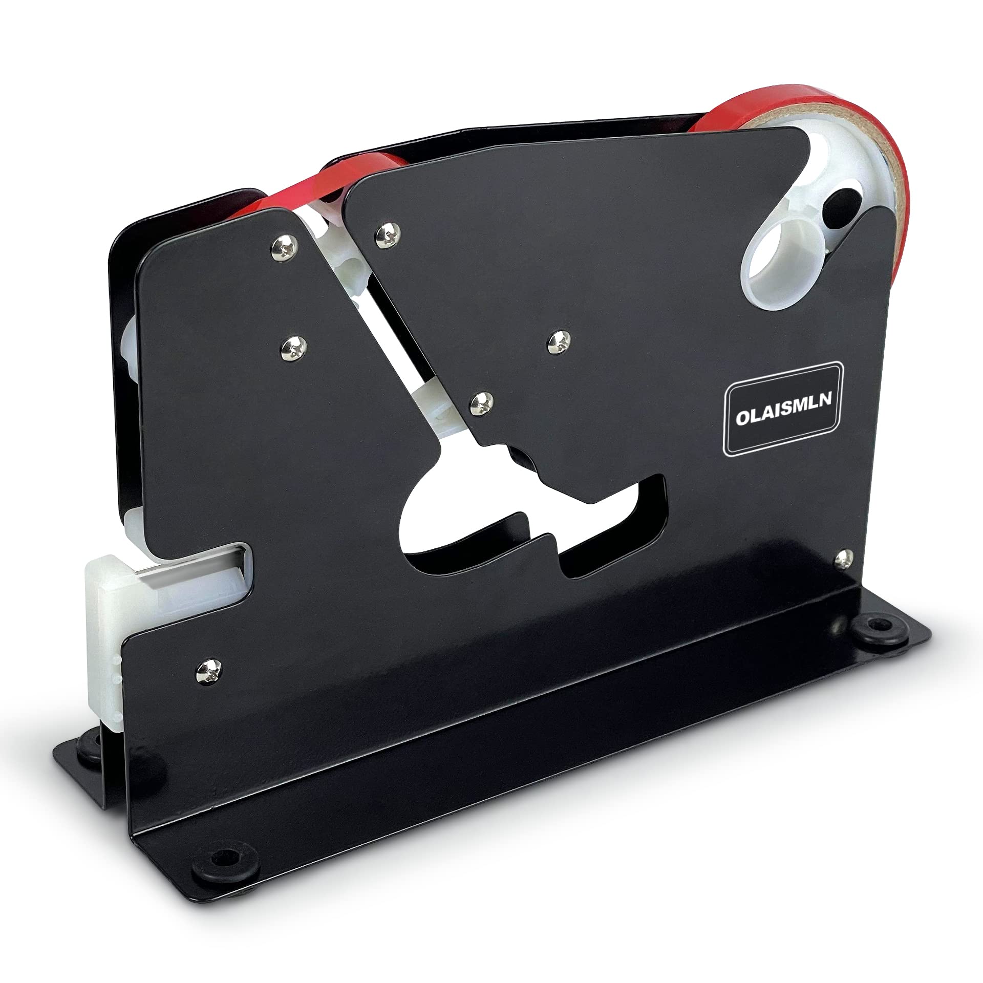 Tape Bag Sealer with Trimmer - Built-in Sharp Blade for Sealing Clear Plastic Bags | Perfect for Packaging Cookies, Bread & Ground Meat | Includes Tape Roll | Ideal for Home Kitchen, Bakery & Food Storage