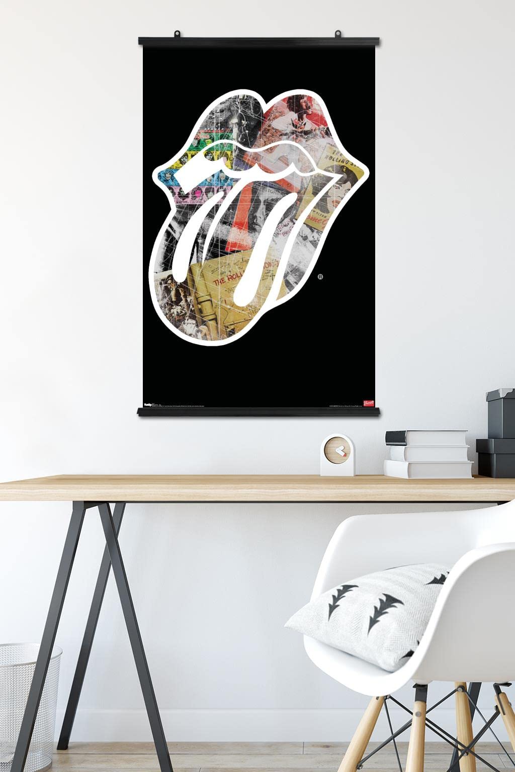 Rolling Stones Logo Wall Poster - Premium 22.375
