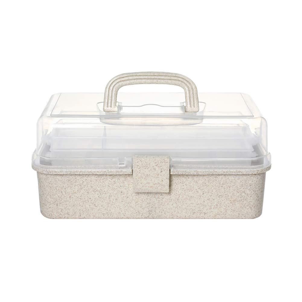 3-Tier First Aid Kit with Handle - Portable Medical Storage Box for Emergency, Home, Car, Travel & Outdoor Activities | Perfect for Camping, Hiking, School & Family Safety