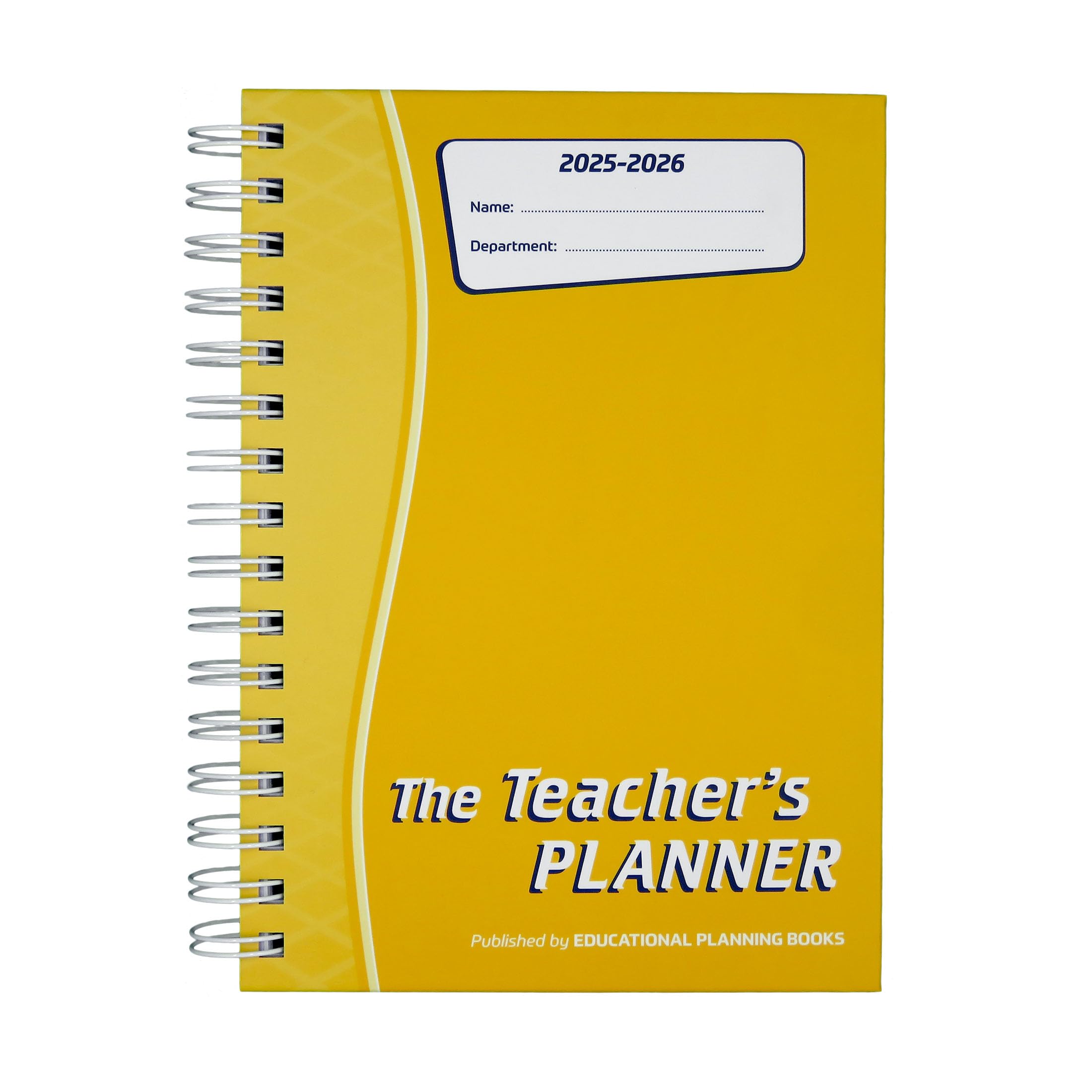 2025-2026 Teacher Planner A5 Gold Edition - 6 Period Lesson Plan Book for Educators (TP9-GLD) | Perfect for Classroom Organization & Academic Scheduling