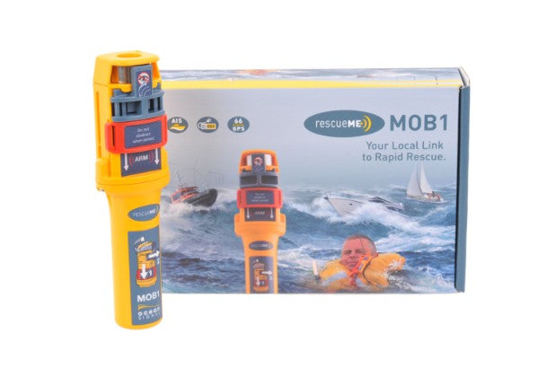 Ocean Signal rescueME MOB1 Personal AIS MOB Device - Waterproof Emergency Locator Beacon for Boating, Sailing & Marine Safety - Ideal for Man Overboard Situations & Offshore Activities