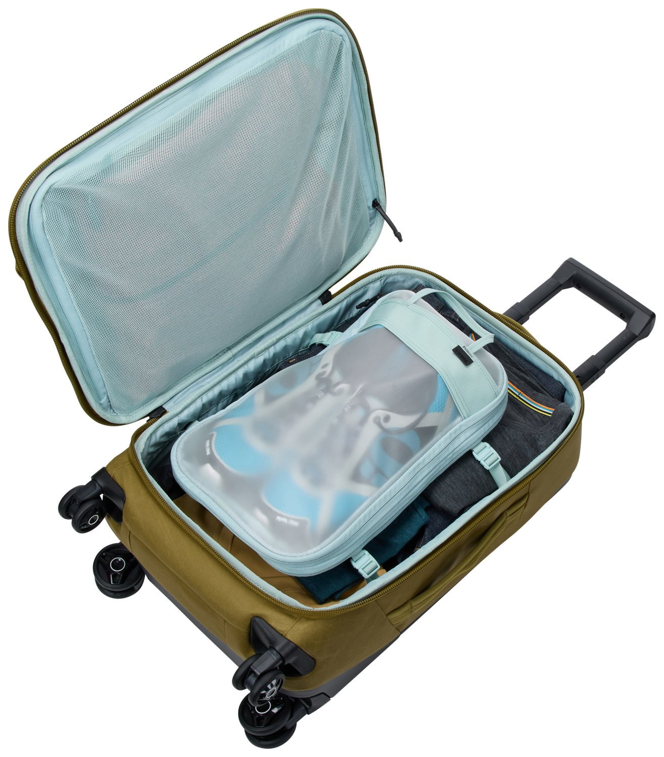 Thule Aion Carry On Spinner Luggage - Nutria Brown | Lightweight Expandable Suitcase for Travel | Perfect for Business Trips & Weekend Getaways
