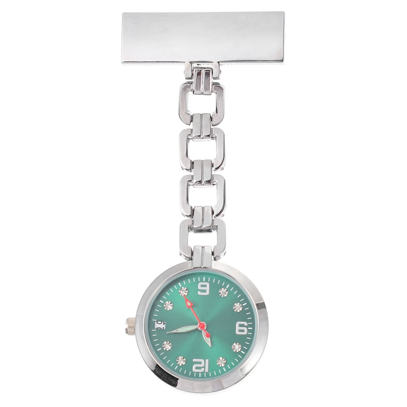 Hemobllo Nurse Watch - Hanging Medical Pocket Watch with Quartz Movement for Doctors & Nurses - Perfect for Women & Men - Ideal for Hospital Shifts, Clinical Duties & Healthcare Professionals