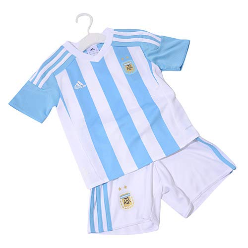 adidas Argentina Home Mini Kit - Official White Soccer Jersey for Kids & Fans - Perfect for Match Day, Gifts & Fan Collections