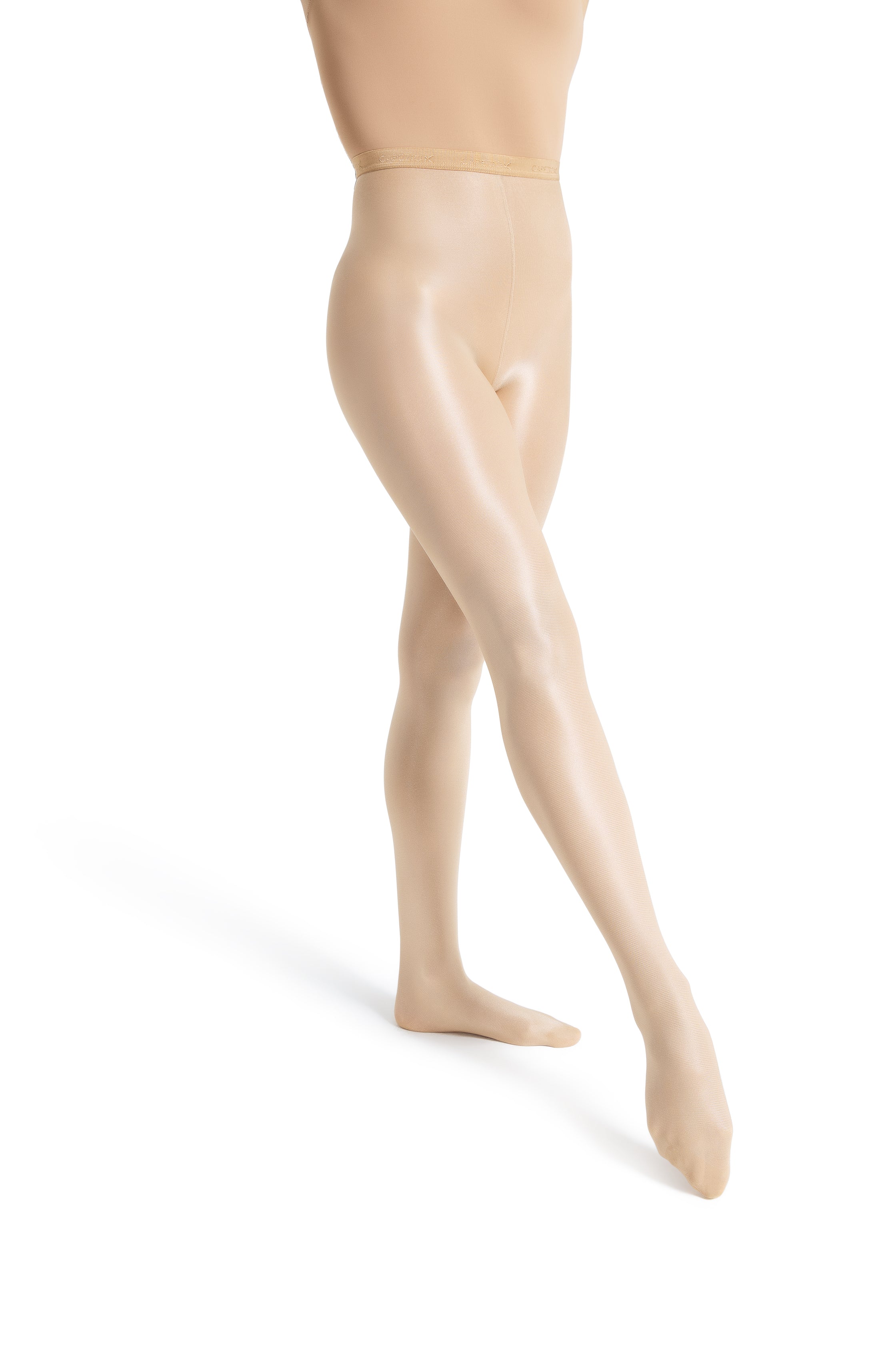 1809C Ultra Shimmery Footed Tights - Shiny Opaque Leggings for Women, Plus Size, Comfortable & Stretchy - Perfect for Dance, Yoga, Party & Everyday Wear