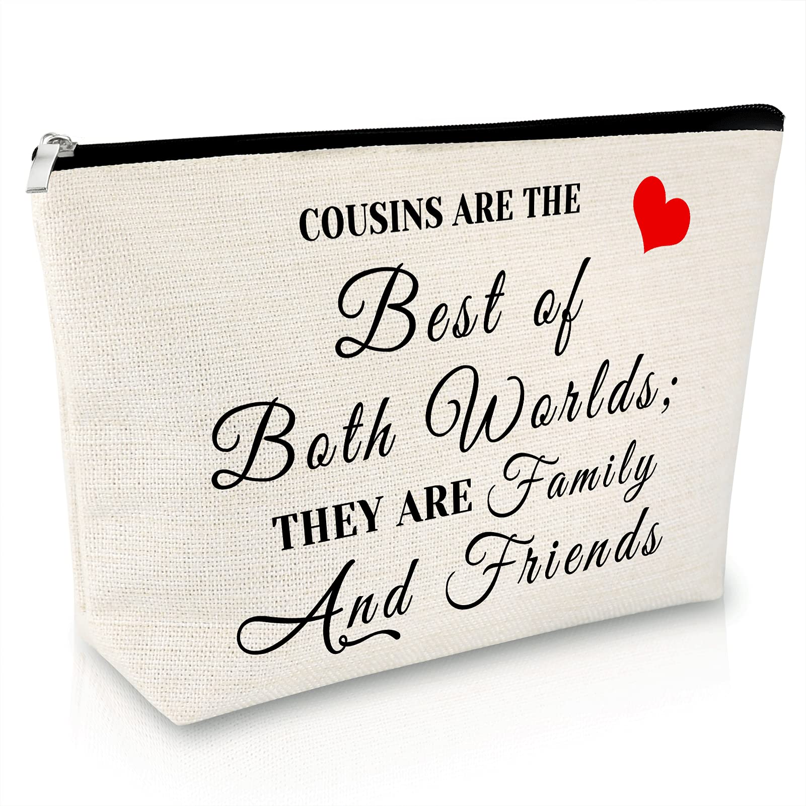 **Stylish Makeup Bag for Women - Perfect Birthday, Christmas & Graduation Gift for Bestie, Sister & Friends - Travel Cosmetic Pouch for Daily Use & Special Occasions**