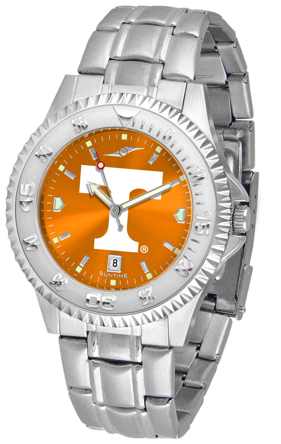 SunTime Men's Competitor 40mm Quartz Watch with 20mm Stainless Steel Strap & Anochrome Dial - Perfect for Business, Casual Wear & Outdoor Activities