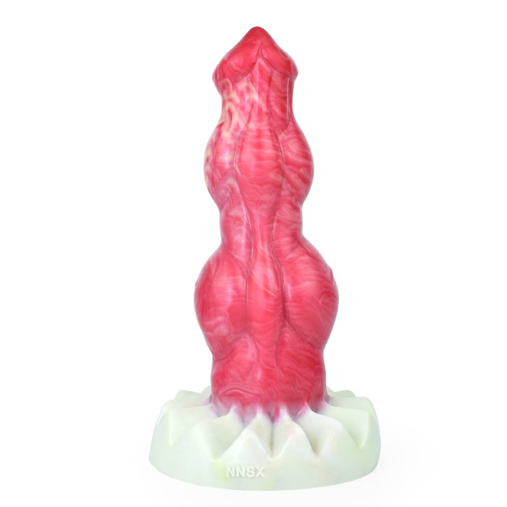 Premium Liquid Silicone Alien/Fido Dildo with Strong Suction Cup - Realistic Adult Sex Toy for Solo Play & Couples - BeHorny Collection | Perfect for BDSM, Fantasy Roleplay & Sensual Exploration