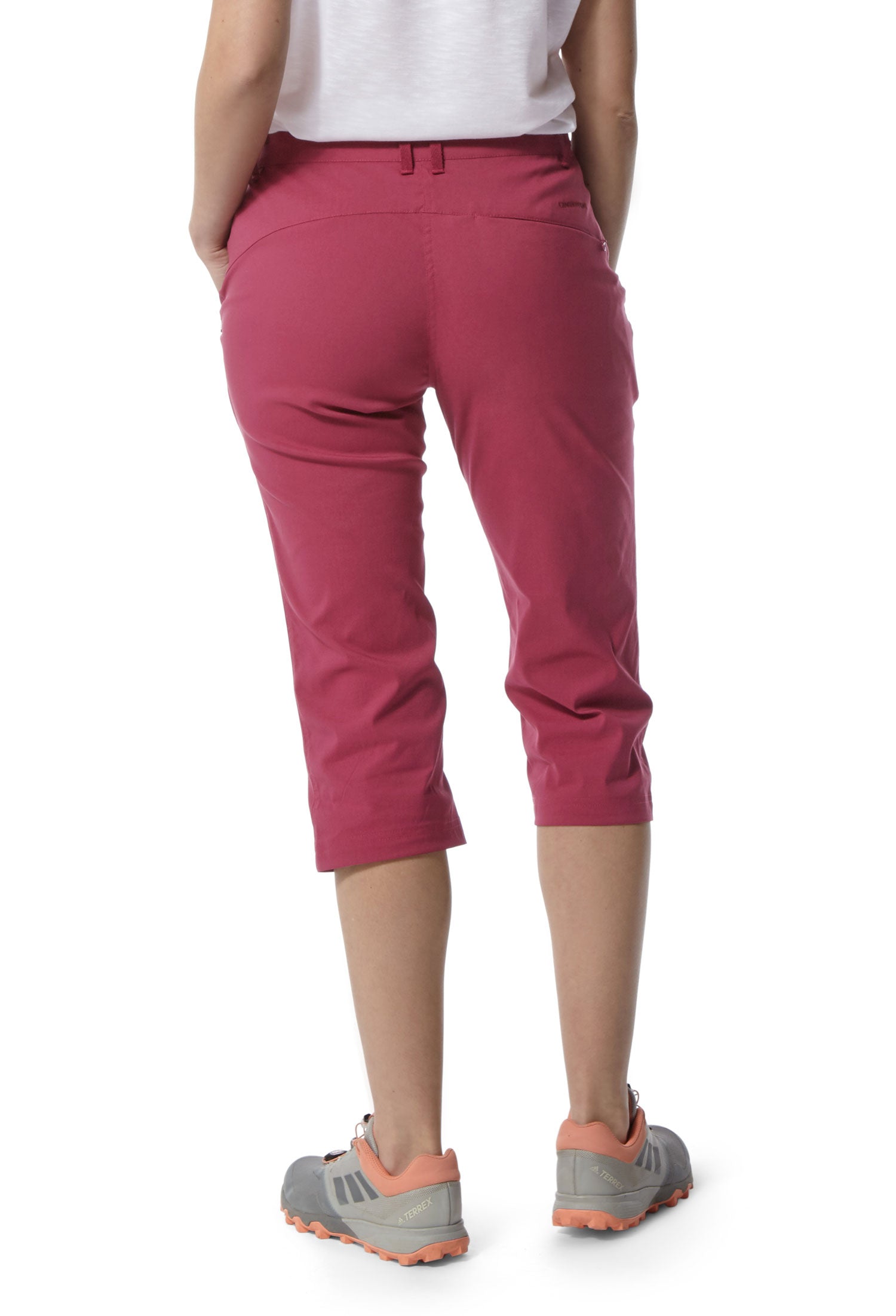 Craghoppers Kiwi Pro Crop Trousers for Women - Lightweight Hiking Pants with UPF 50+ Sun Protection - Perfect for Outdoor Adventures, Travel & Casual Wear
