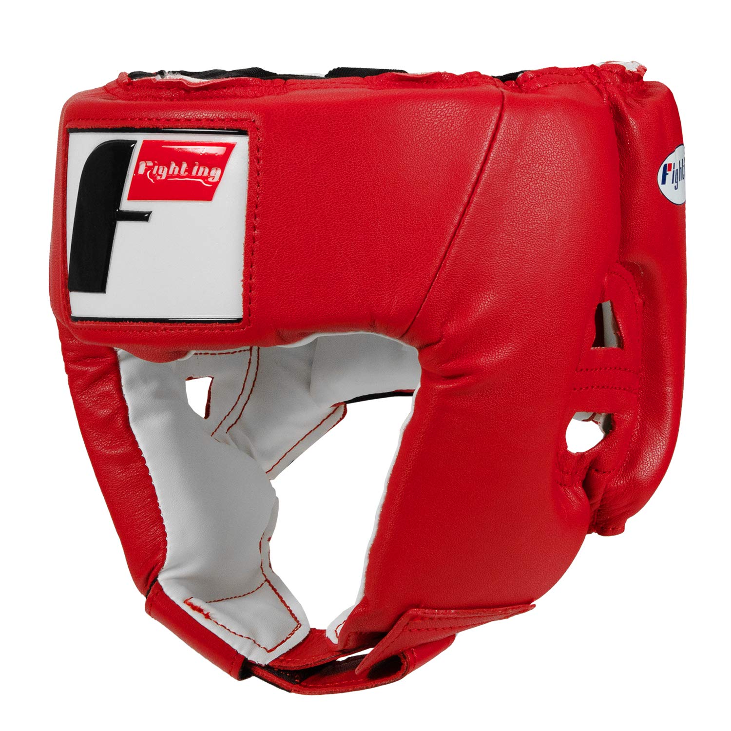 Fighting Sports USA Boxing Headgear - Open Face Design, Red Color, Large Size for Competition & Training | Perfect for Sparring, Gym Workouts & Boxing Matches
