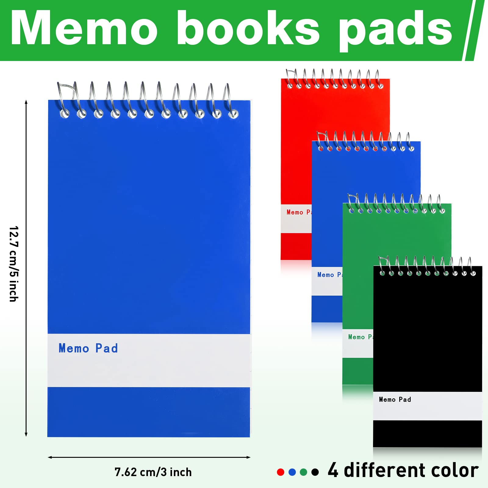 200-Pack Spiral Memo Notebooks 3