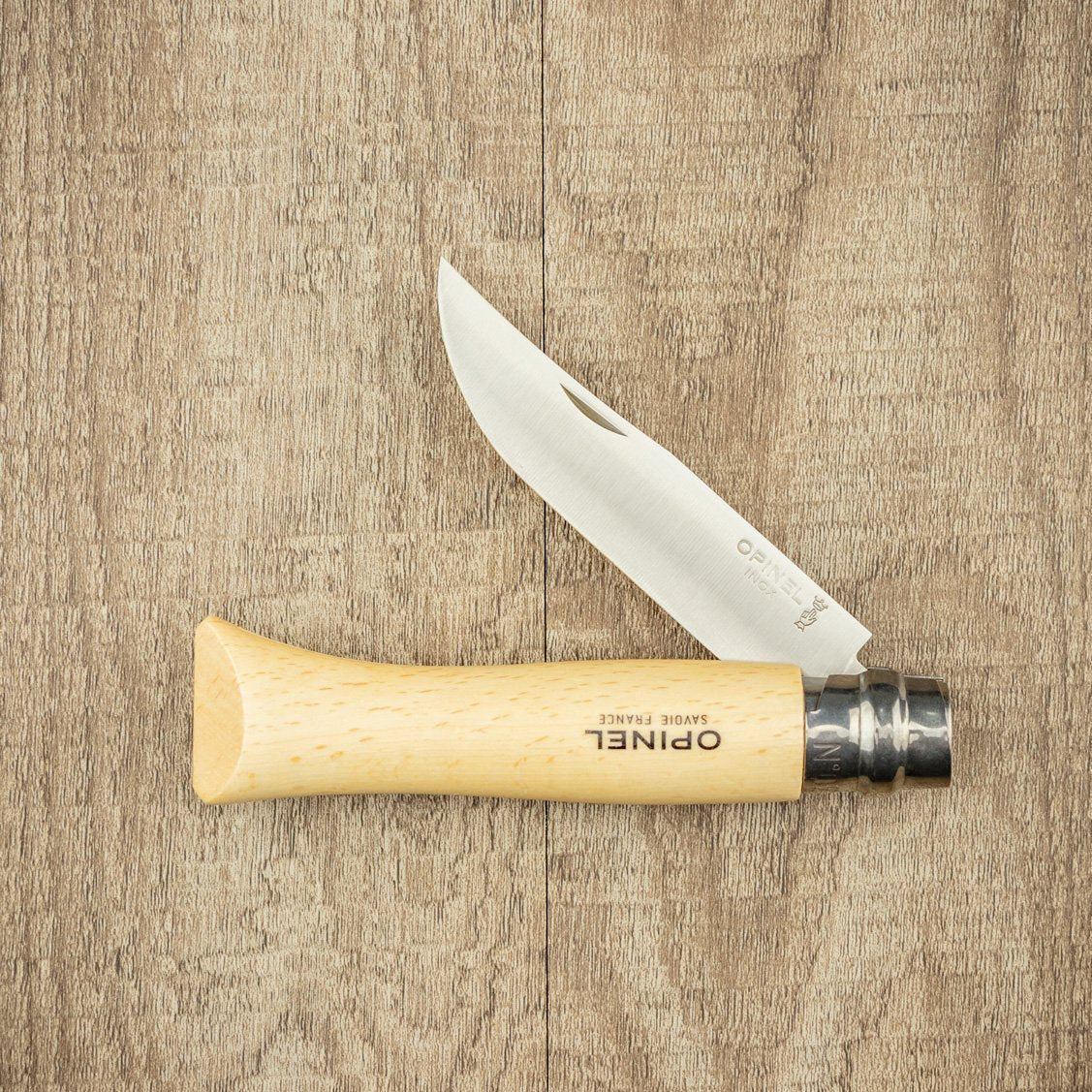 Opinel No.09 Stainless Steel Folding Pocket Knife - Perfect for Camping, Hiking & Everyday Carry (EDC)