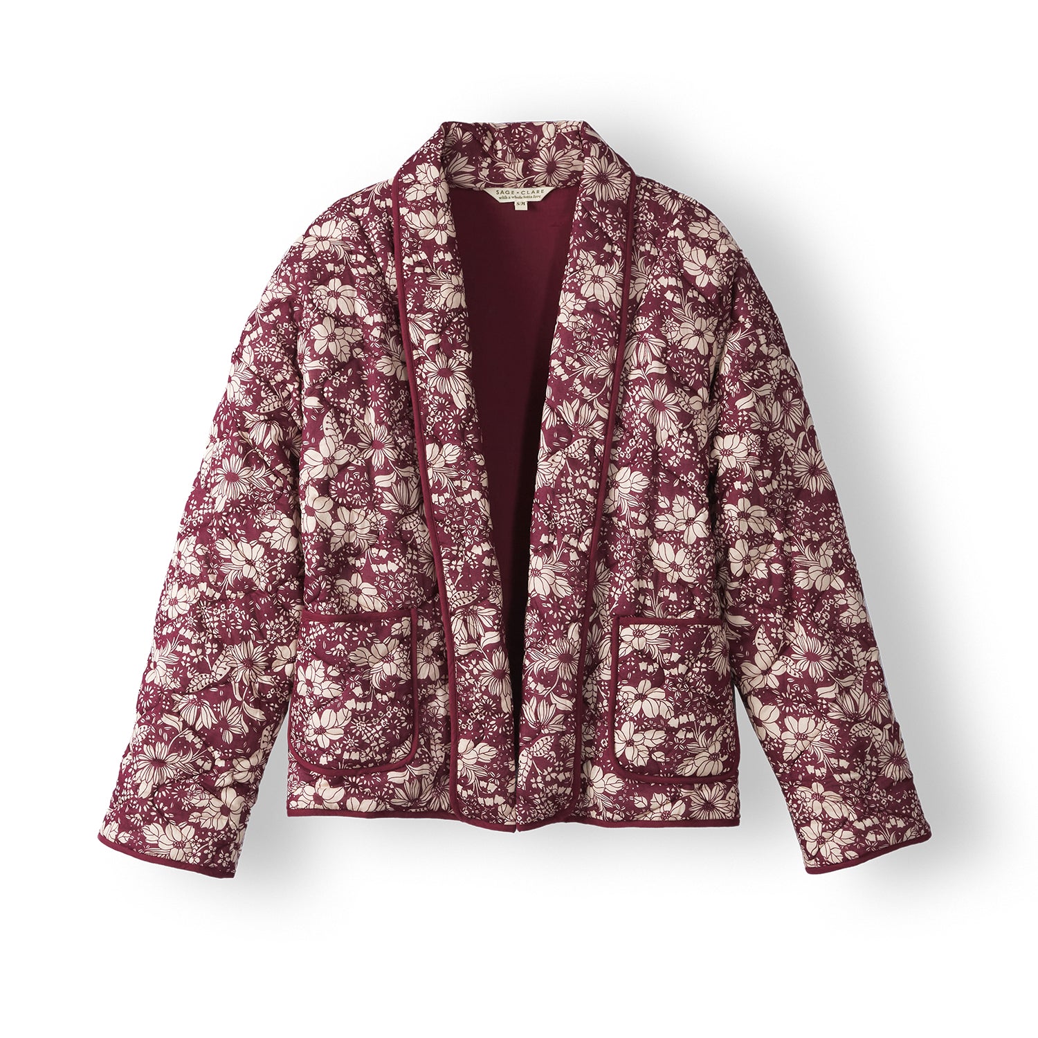 Evette Quilted Jacket for Women - Stylish Mahogany Brown Lightweight Coat for Fall & Winter | Perfect for Outdoor Activities, Travel & Casual Wear