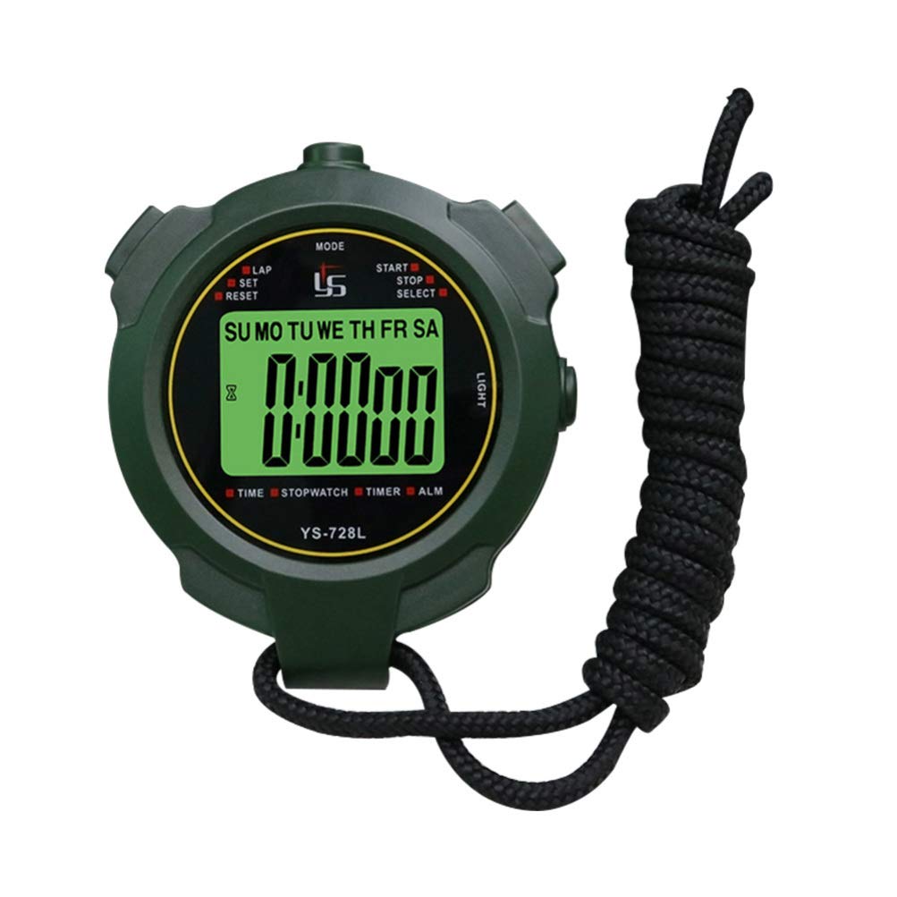 BESPORTBLE Digital Stopwatch with Memory - Bulk Pack of 10 for Sports Timing, Football Referee, Coaching, Track & Field Events | Perfect for Coaches, Athletes and Game Officials