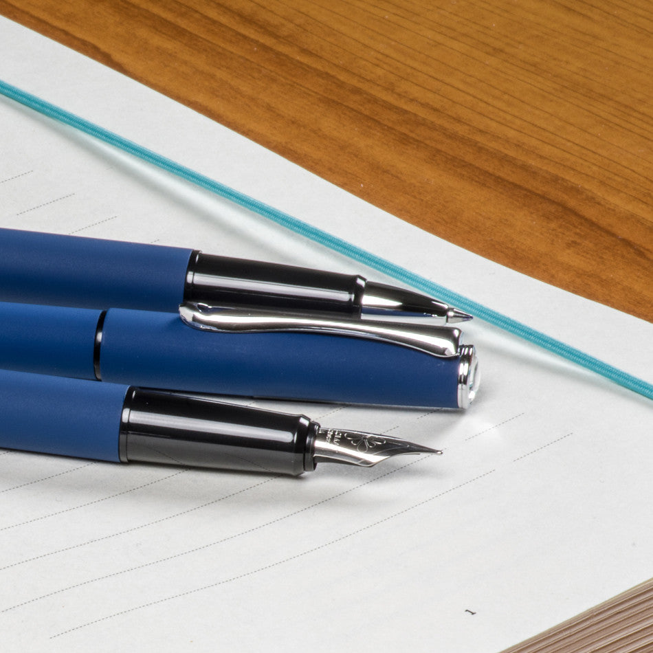 Diplomat Esteem Fountain Pen - Premium Blue Lapis Luxury Writing Instrument for Professionals & Collectors - Perfect for Office, Gifts & Calligraphy