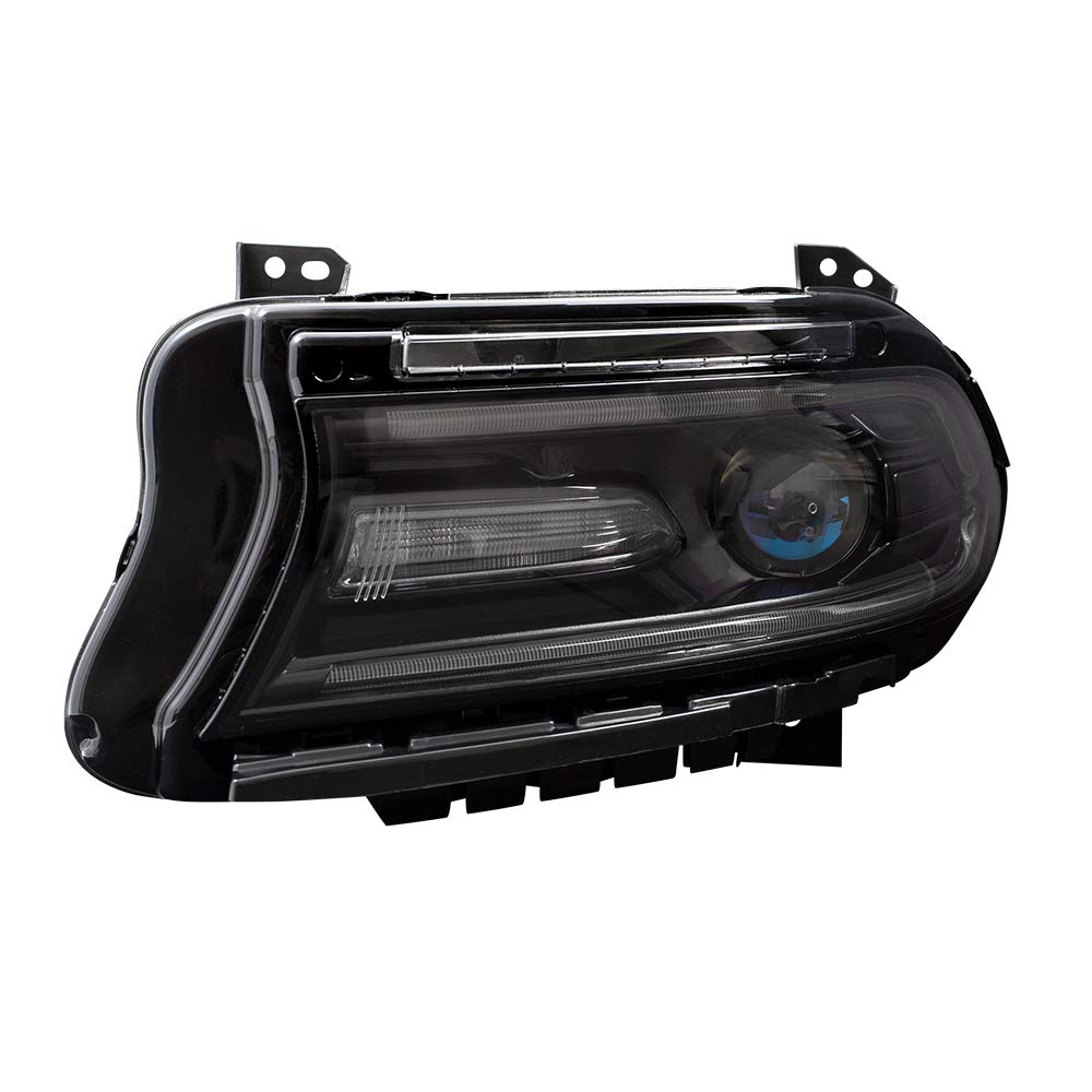 Brock Replacement Halogen Headlight Bulb - Compatible with 2015 Dodge Charger - High Performance Headlight for Night Driving & Foggy Conditions