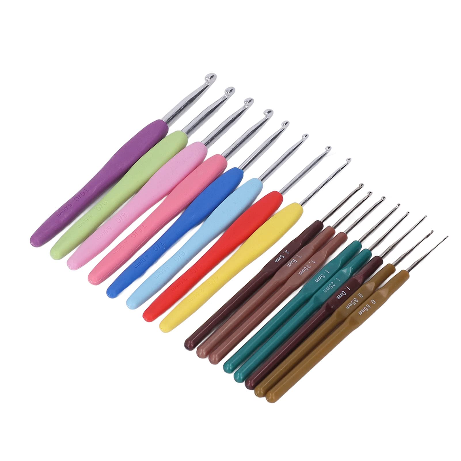 Premium Crochet Hooks Set with Elastic Slots & PU Storage Bag - Ergonomic Knitting Needles for Beginners, Kids, Mothers & Grandmas - Perfect for DIY Crafts, Home Decor & Gift Making
